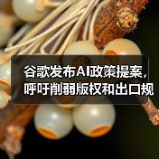 谷歌人工智能政策提案:版权限制与出口规则调整 谷歌人工智能政策提案:版权限制与出口规则调整