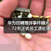 华为招聘舞弊事件曝光:72名正式员工遭处理,外包OD成重灾区 华为招聘舞弊事件曝光:72名正式员工遭处理,外包OD成重灾区