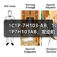 1C1P-7H103-AB，1C1P7H103AB，发动机曲轴位置传感器转速传感器