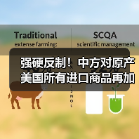 强硬反制！中方对原产美国所有进口商品再加征50%关税