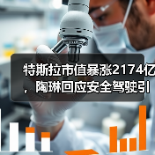 特斯拉市值暴涨2174亿，陶琳回应安全驾驶引关注