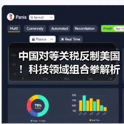 中国对等关税反制美国!科技领域组合拳解析 中国对等关税反制美国!科技领域组合拳解析