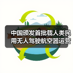 中国颁发首批载人类民用无人驾驶航空器运营合格证,低空经济迈入 “载人时代” 中国颁发首批载人类民用无人驾驶航空器运营合格证,低空经济迈入 “载人时代”
