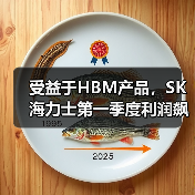 受益于HBM产品，SK海力士第一季度利润飙升158%