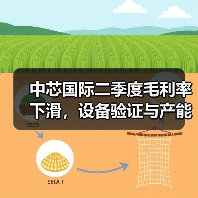 中芯国际二季度毛利率下滑,设备验证与产能波动如何影响行业? 中芯国际二季度毛利率下滑,设备验证与产能波动如何影响行业?
