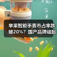 苹果智能手表市占率跌破20%?国产品牌崛起冲击领头羊地位 苹果智能手表市占率跌破20%?国产品牌崛起冲击领头羊地位