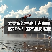 苹果智能手表市占率跌破20%?国产品牌崛起冲击领头羊地位 苹果智能手表市占率跌破20%?国产品牌崛起冲击领头羊地位