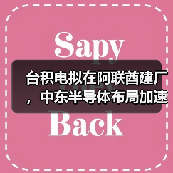 台积电拟在阿联酋建厂,中东半导体布局加速? 台积电拟在阿联酋建厂,中东半导体布局加速?